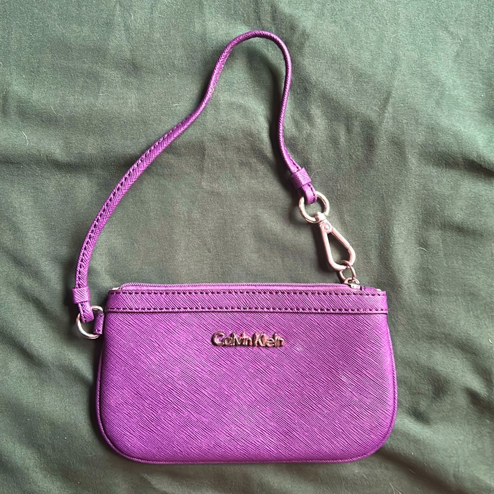 Calvin Klein Purple Clutch